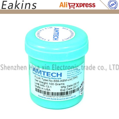 100g NC-559-ASM-UV (TPF) Lead Free Soldering Flux Paste No Clean For Mobile Phone Repair ► Photo 1/2