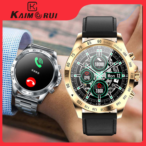 Kaimorui Smart Watch Men Women, men's watch wristwatch,Full Touch Screen Sports Fitness Waterproof Smartwatch For apple Android ► Photo 1/6