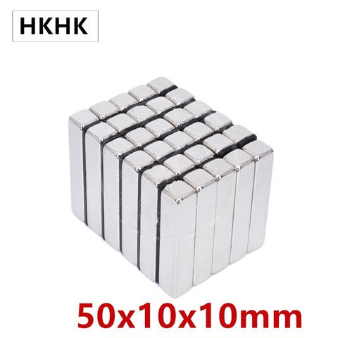 2/5/10/20PCS magnet 50*10*10mm neodymium magnet Rare Earth NEO Magnets 50x10x10 Very Powerful Block Magnets 50mm x 10mm x 10mm ► Photo 1/6