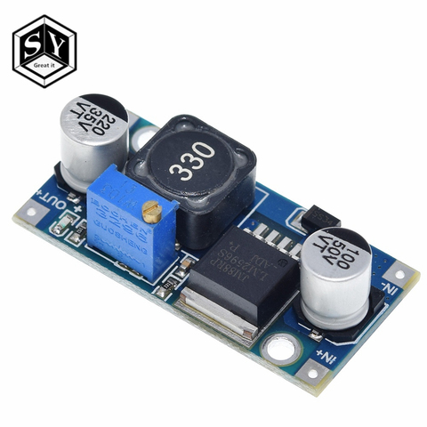 1PCS Ultra-small LM2596 power supply module DC DC BUCK 3A adjustable buck module regulator ultra LM2596S 24V switch 12V 5V 3V ► Photo 1/5