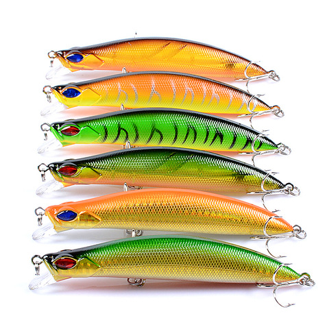 12.4cm/14.4g Rudra Hard Fishing Lure Minnow Bait Artificial Bait Lure Swimbait Wobbler diving 0.5m-2.1m Crank bait Minnows ► Photo 1/5