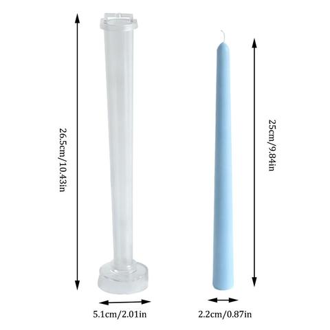 1pc Long Rod Shaped Plastic Candle Mould Model DIY Handmade Crafts Candle Making Molds for Wedding Family Party Decoration ► Photo 1/6