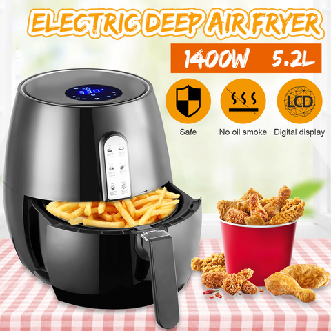220V Multifunction Air Fryer Oil free Health Fryer Cooker Smart Touch LCD
