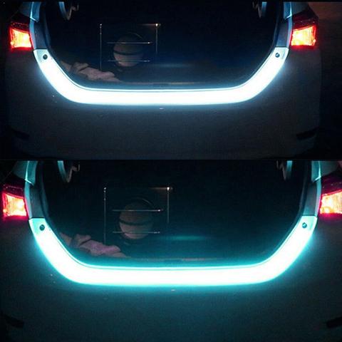 Fluid LED Strip Car Trunk Area Illumination Rear Brake Four Colors Car Type Flow 1.2m 12V Car Light Tailgate Turn Signal Ba C6B6 ► Photo 1/6