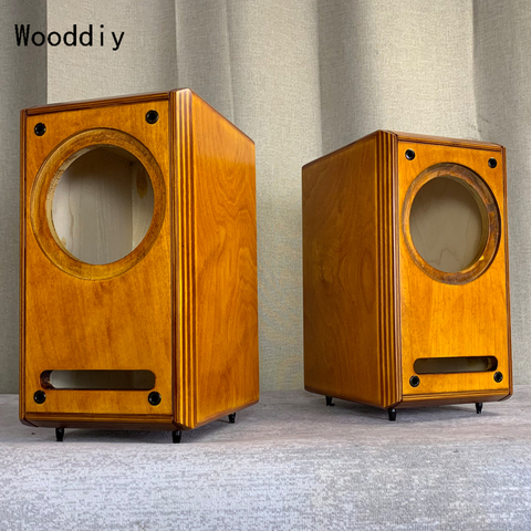 Wooddiy customized 4/5/6/7/8/10/12 inch birch plywood speaker empty cabinet Minima Vintage classic box HIFI DIY full-range ► Photo 1/6