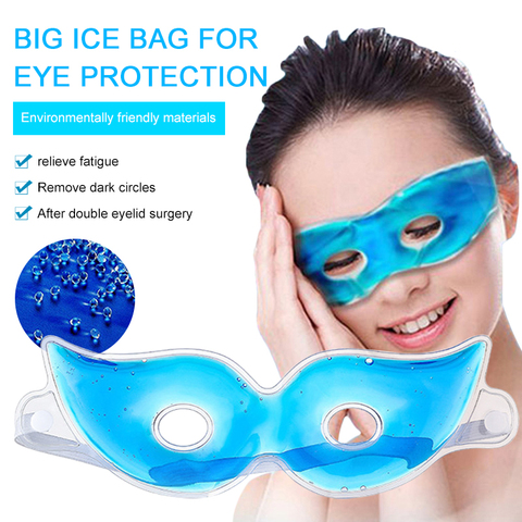 Ice Eye Gel Mask Summer Beauty Sleeping Eye Mask Relieve Eye Fatigue Reduce Dark Circles Gel Eye Mask Eye Care Tools TSLM1 ► Photo 1/6