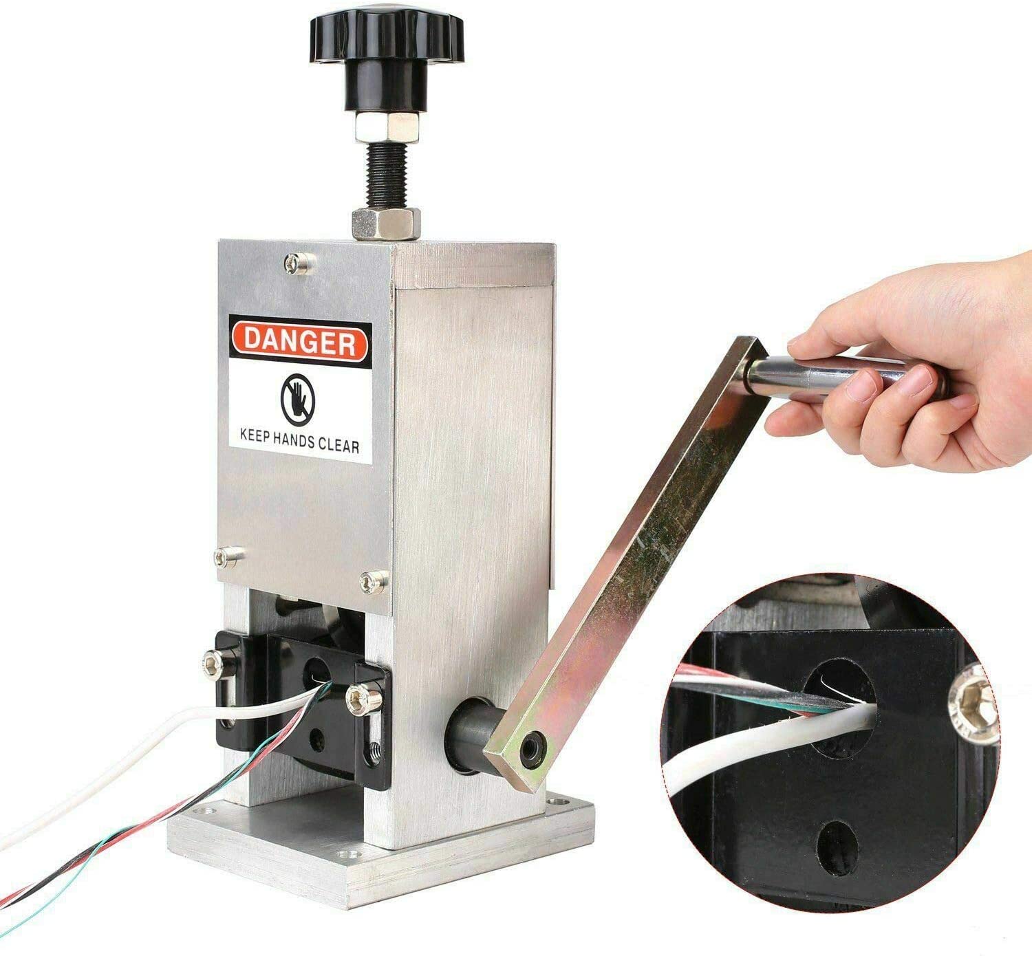 Electric Wire Stripping Machine Copper Cable Peeling Stripper Metal Recycle Tool 
