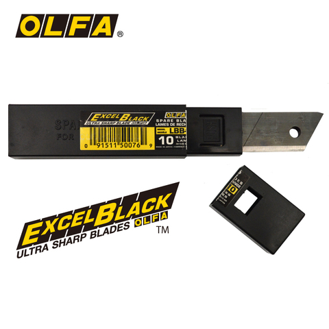 OLFA Japan LBB-10 black blade 18mm sharp cutter art knife replacement blade 10PCS ► Photo 1/4