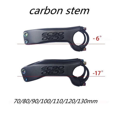 MTB carbon stem bike 6/17 grade 31.8MM Road Bike carbon EC90 70/80/90/100/110/120/130MM stem Cycling Power Parts ► Photo 1/6