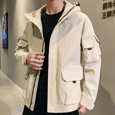 Spring Autumn Casual Jacket Men Hooded Windbreaker Coat Man Jackets Outerwear Clothing Plus Size 6XL 7XL 8XL 9XL ► Photo 1/6