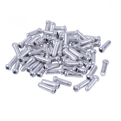 50/100PCS MTB Bike Bicycle Brake Shifter Aluminum Inner Cable Tips Crimps Cycle Cycling Parts Derailleur Shift Cables End Caps ► Photo 1/5
