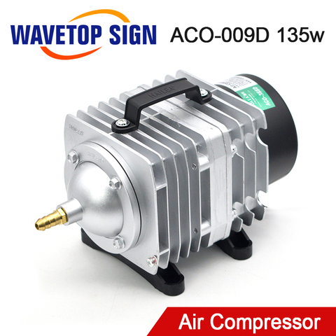 WaveTopSign 135W Air Compressor Electrical Magnetic Air Pump for CO2 Laser Engraving Cutting Machine ACO-009D ► Photo 1/5
