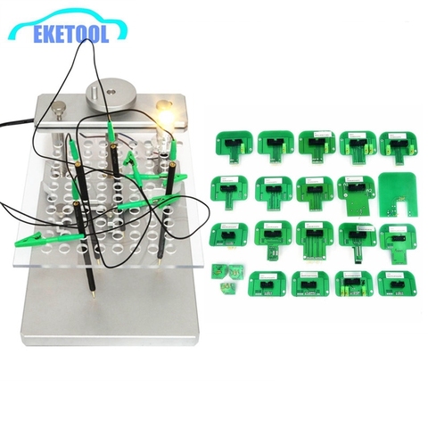 New Full Set LED BDM Frame Metal Stainless Steel 2 IN 1 With BDM Probe 22pcs Adapters BDM FRAME For KTAG KESS FGTECH ECU Remap ► Photo 1/6