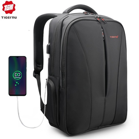 Tigernu New Splashproof USB Charge 15.6Inch Laptop Backpack Men waterproof  Bag For Teenage Girls Summer Backpack Bag For Women ► Photo 1/6