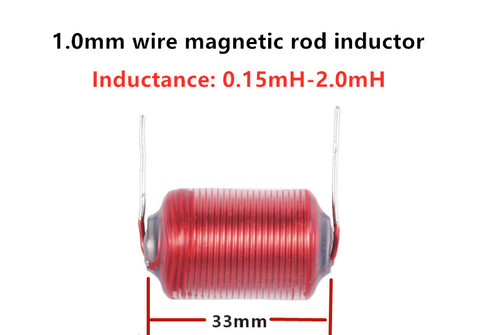 1.0mm magnetic rod car inductance speaker frequency divider core inductance coil frequency divider fever audio 0.15mH-2.0mH ► Photo 1/2