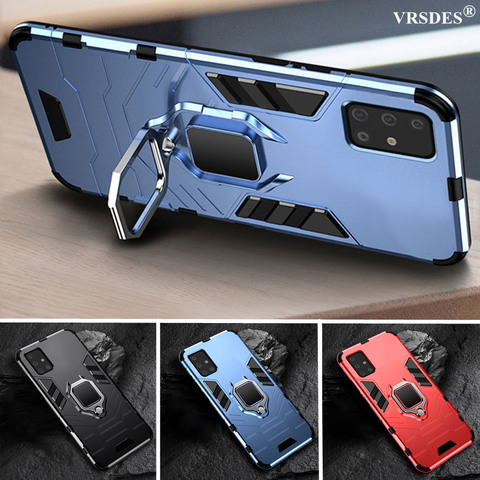 Shockproof Armor Ring Case For Samsung Galaxy A51 A71 A31 A11 M80s M60s M40s M30s M40 M30 M20 M10 M31 M21 M11 A 51 A 71 Funda ► Photo 1/6