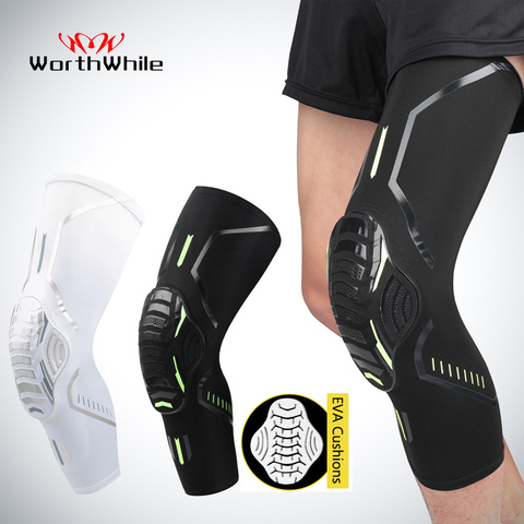WorthWhile 1 Piece Basketball Kneepads Elastic Foam Volleyball Knee Pad Protector Fitness Gear Sports Training Support Bracers ► Photo 1/6
