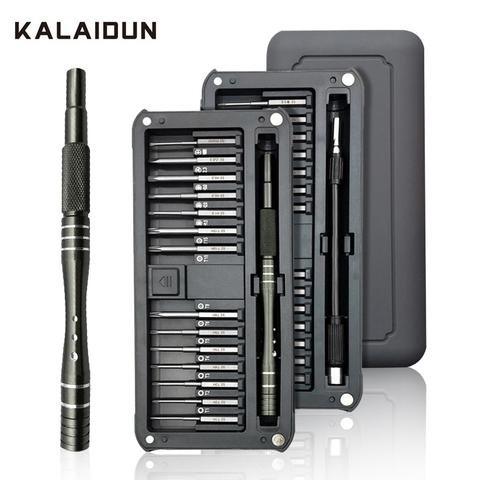 KALAIDUN Screwdriver Set 30 In 1 Precision Magnetic Bits Screw Driver Bit Torx Hex Phillips Mobile Phone Repair Kit Hand Tools ► Photo 1/6