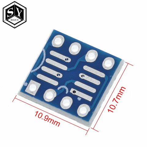 10PCS SOP8 SO8 SOIC8 TO DIP8 Interposer board pcb Board Adapter Plate New ► Photo 1/6