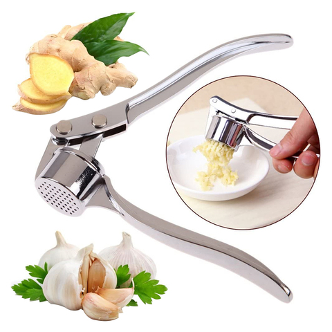 Stainless Steel Garlic Press Masher, Home Use Garlic Peeler Crusher Mincer  And Garlic Chopper