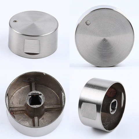 4Pcs Alloy material Rotary Switches Round Knob Gas Stove Burner Oven Kitchen Parts Handles For Gas Stove ► Photo 1/5