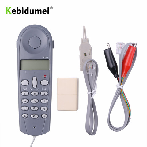 Kebidumei C019 Telephone Phone Butt Test Tester Lineman Tool Network Tester Cable Device for Telephone Line Fault ► Photo 1/6