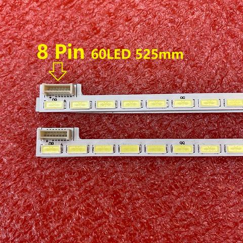 New 2 PCS/lot 60LED 525mm LED backlight strip for TV LG Innotek 42Inch 7030PKG 60ea Rev0.2 type ► Photo 1/5