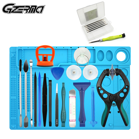 25 in 1 Professional Screwdriver Cell Phone Repair Tools Kit For Xiaomi Mi9 9t Pro Repair Tools Kit With Heat Insulation Pad ► Photo 1/6