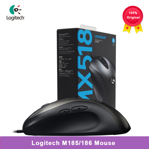 ogitech MX518 Original  LEGENDARY Classic Gaming Mouse 16000DPI Programming Mouse Upgraded From MX500/510 For CSGO LOL OW PUGB ► Photo 1/6