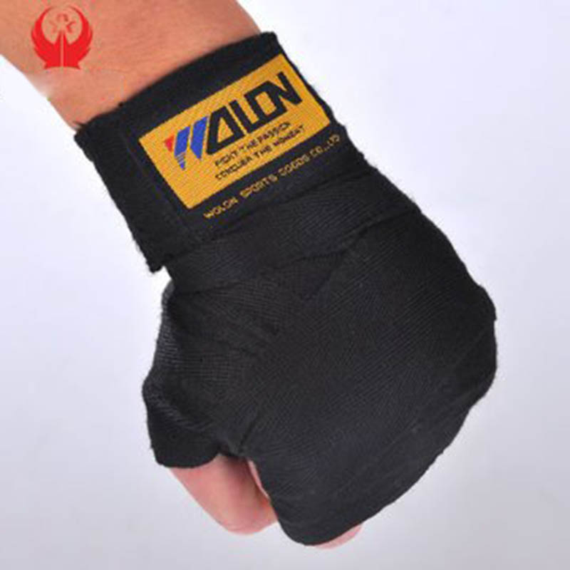 2pcs 2.5m Sport Cotton Kick Boxing Bandage Sanda MMA Wrist Hand Glove Wrap Strap 