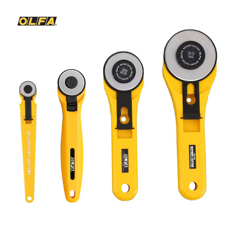 OLFA RTY-1/G 28MM / RTY-2/G 45MM / RTY-3/G 60MM / RTY-4 18MM Rotary Cutter Knife Multipurpose Utility ► Photo 1/5