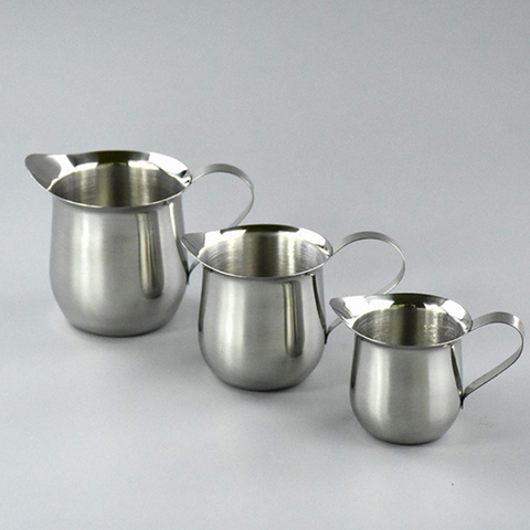 2oz / 3oz / 5oz / 7oz Stainless Steel Milk frothing jug Cappuccino Barista Craft Coffee Latte Frothing Pitcher Pull Flower Cup ► Photo 1/4