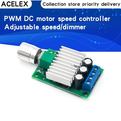 10A 12V-30V PWM DC Motor Speed Controller 12V 24V Adjustable Speed Regulator Dimmer Control Switch for Fan Motor LED Light ► Photo 1/6