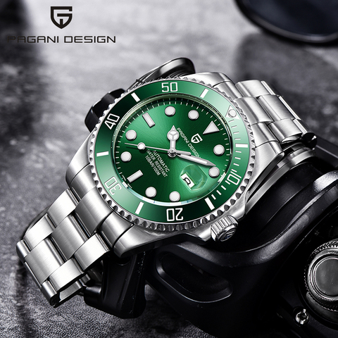 PAGANI DESIGN 43MM Automatic Mechanical Watch Men's 100M Waterproof Business Sports Watches Stainless Steel Sapphire Wristwatch ► Photo 1/6