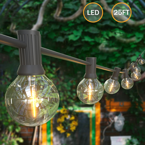 25FT Led string lights fairy wedding string light LED Globe Festoon bulb led fairy string light outdoor party garden garland ► Photo 1/6