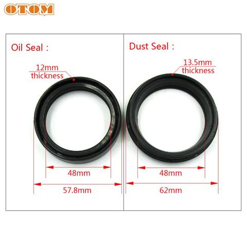 OTOM MTB Suspension Fork Dust Wiper Seal O-ring Bicycle Dust Oil Seals Service Kit For KTM EXC 125 250 HUSABERG TE FE FC Gas-Gas ► Photo 1/6