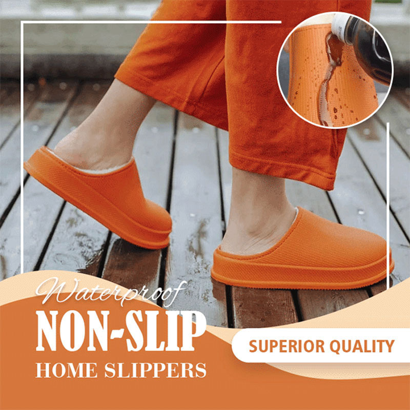 Men Women Memory Foam Slippers Couples Warm Cotton Soft Plush Home Slipper Anti-Slip Indoor Outdoor Winter Shoes
