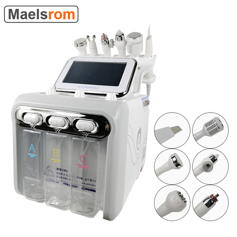 Electric 6 In 1 Water Dermabrasion Machine Deep Cleansing Machine Water Jet Hydro Diamond Facial Clean Dead Skin Removal Salon ► Photo 1/6