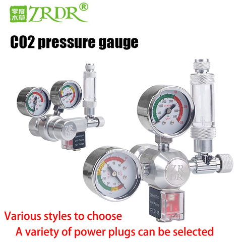 ZRDRA quarium CO2 Regulator Magnetic Solenoid Check Valve Aquarium Bubble Counter Fish Tank Tool Pressure reducing valve ► Photo 1/6
