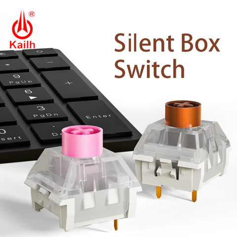 kailh box Silent Switch Mechanical Keyboard diy RGB SMD Pink Brown switch Dustproof IP56 waterproof Compatible Cherry MX  3pin ► Photo 1/6