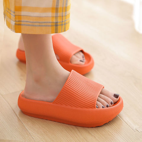 Thick Platform Slippers Women Indoor Bathroom Slipper Soft EVA Anti-slip Lovers Home Floor Slides Ladies Summer Shoes SH426 ► Photo 1/6