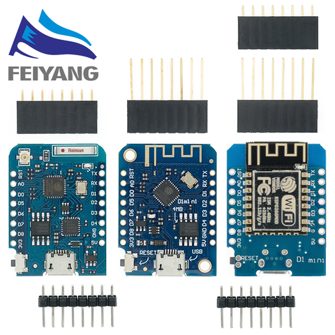 Wemos D1 Mini V3.0.0 WIFI Internet of Things ESP8266 CH340 4MB Development  Board