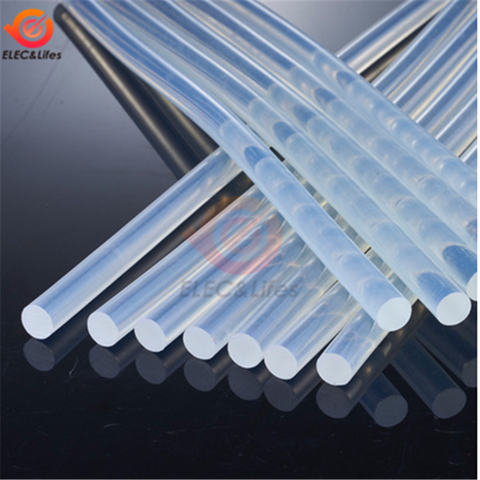 10Pcs Practical 7mm*25cm Clear Hot Melt Glue Adhesive Sticks High Viscosity Glue Glue Stick Repair Tool for Heating Glue Gun ► Photo 1/6