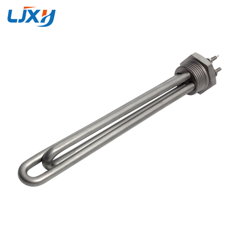 LJXH Solar Water Heater Element Tubular Heater Element 1inch NPT/BSP Electric Heating Element DC 12V/24V/48V 300W 600W All 304 S ► Photo 1/5