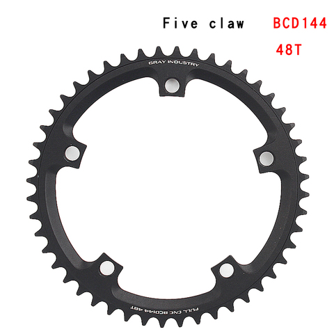 Chainring bicycle dead flying Tooth plate Parts bcd 144 48T hollow tooth disc Aluminum alloy dead flying disc Bike tooth disc ► Photo 1/6