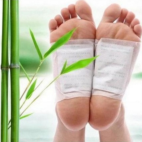 20pcs=(10pcs Patches+10pcs Adhesives) Kinoki Detox Foot Patches Pads Body Toxins Feet Slimming Cleansing HerbalAdhesive ► Photo 1/2