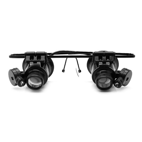 Magnifier glasses Kromatech forehead binocular 20x illuminated (LED) MG9892A-II ► Photo 1/1