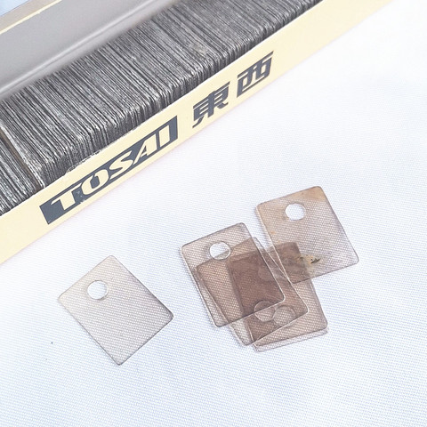 100 piece   TOSAI TO-220 Natural  Mica Sheet Insulation Sheet 13*18*0.12mm for LM1875 ► Photo 1/2