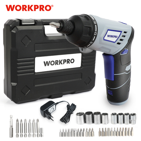 WORKPRO 3.6V Electric Screwdriver Cordless Screwdriver Rechargeable Lithium battery Screwdriver ► Photo 1/6