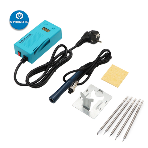 BAKON 950D 50W Electric Soldering Iron Temperature Adjustable T13 Tips Soldering Iron Station Mini Portable Welding Repair Tools ► Photo 1/6